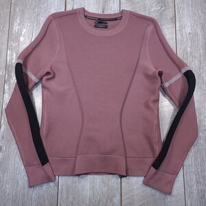 Under Armour Phantom IntelliKnit Women Large Pink Long Sleeve Athletic Sweater